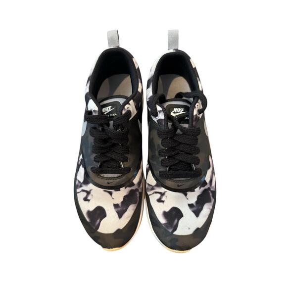 Nike Air Max Thea Camo Sneakers Women’s 7 Black Gray Athletic Running Shoes - Picture 5 of 12